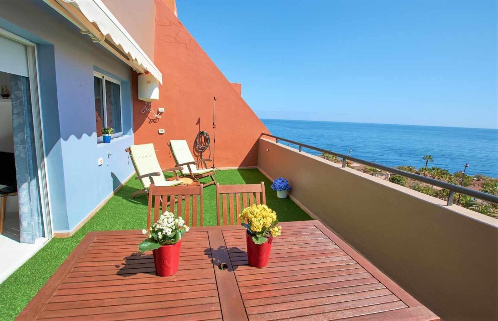 Bonita Vivienda Con Vistas Al Mar Playawifi Apartment Radazul Exterior photo